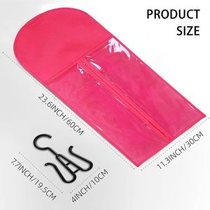 Wig Dust Storage Bag Reusable Protective Hair Accessories Dustproof Zipper Bag - Product Image 2