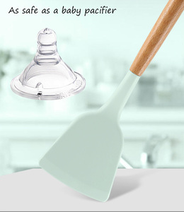 Hot bán 12 cái Phụ Kiện Nhà Bếp Silicone công cụ nấu ăn không dính nhà bếp đồ dùng thiết lập - Product Image 5