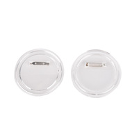 En Stock: Botones Transparentes Redondos para Pin, Reemplazables, para Imágenes, Material para Hacer Pines Personalizados