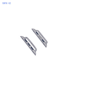 Connecteur de bracelet Apple Watch XDFK-42, tige courte en acier inoxydable, boucle à clipser, pièce de rechange métallique durable et tendance - Product Image 1