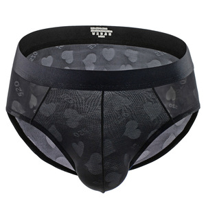 Calzoncillos sexys para <span class=keywords><strong>hombre</strong></span> en forma de corazón, finos, de rayón, transpirables, de doble capa, con forma de U convexa, para uso diario - Product Image 6