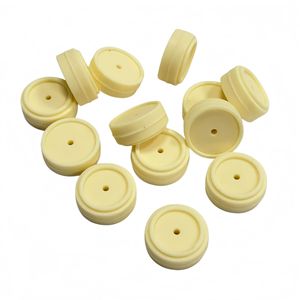3D Dumpling Food Grade BPA Free <b>Silicone</b> Pen <b>Beads</b> with Cute Faces Multicolor Loose <b>Beads</b> DIY Craft Accessories for Teething - Product Image 2