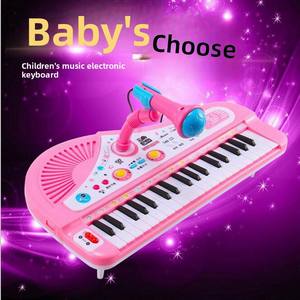 Teclado Electrónico <span class=keywords><strong>para</strong></span> Niños, Juguete Musical, Mini <span class=keywords><strong>Piano</strong></span> de Simulación Multifunción de 37 Teclas con Micrófono, Regalo <span class=keywords><strong>para</strong></span> Niñas, Venta al por Mayor - Product Image 3