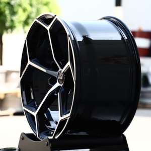 Jantes de supercar forgées HTOR 20 21 22 pouces 5x112, finition noire brillante, face usinée, jantes à rayons en Y pour <span class=keywords><strong>Lamborghini</strong></span> <span class=keywords><strong>Huracan</strong></span> Urus <span class=keywords><strong>R8</strong></span> - Product Image 2