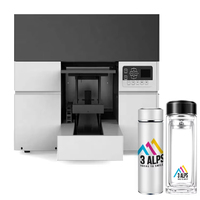 Printer UV Silinder Kecepatan Tinggi Premium Grosir Pabrik 360 °   Mesin Cetak UV LED Digital Rotary untuk Botol