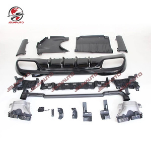 Pour <span class=keywords><strong>Mercedes</strong></span> Benz classe C <span class=keywords><strong>2022</strong></span> + à C63 Style diffuseur arrière avec tuyau d'échappement accessoire externe Premium pour W206 C240 <span class=keywords><strong>C250</strong></span> C280 - Product Image 2