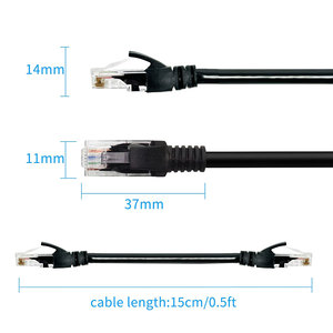 Cable Ethernet UTP de Cobre Puro Trenzado de 26 AWG, 3 pies, CAT7 de Alta Velocidad 10Gbps, Cable de Conexión RJ45 Macho a Macho - Product Image 3