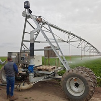 Système d'irrigation par déplacement latéral à quatre roues de style vallonnée, mini, économe en eau