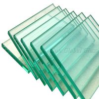 Fabricant de verre feuilleté trempé SGP PVB transparent de sécurité 6.38mm-12mm pour escalier de salle de bain de différentes tailles disponibles