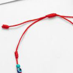 Braccialetto con Perline e Elementi Simbolici del Festival delle Sette Stelle, Filo Rosso e Blu, Gioielli di Moda per Donne - Product Image 6