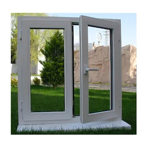 60mm Casement Inward and Outward Window Perfil UPVC Casement Window da China fabricante