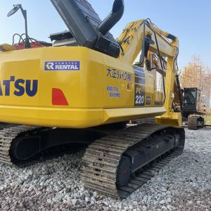 Excavadora Usada Komatsu PC220 en Venta, Excavadora de Movimiento de Tierras PC210 PC240 PC220-7 PC220-8, Excavadora Grande Usada de 22 Toneladas - Product Image 1