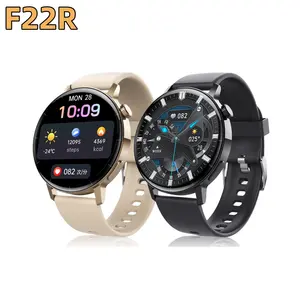 厂家批发F22R圆屏智能手表158运动模式户外运动Reloj血氧监测仪系列9 PK ZL02