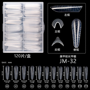 150 Moldes de Extensión de Uñas de ABS <span class=keywords><strong>con</strong></span> Escala de Medición, Plantillas de <span class=keywords><strong>Gel</strong></span> Constructor sin Papel para Puntas de Uñas de <span class=keywords><strong>Gel</strong></span> UV - Product Image 4