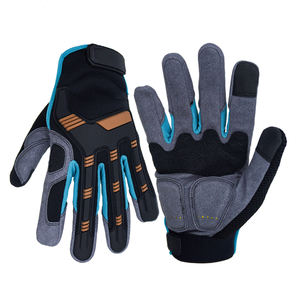 Gants antidérapants robustes pour les doigts complets Paume en microfibre Durable Anti-impact Résistant à l'abrasion Construction Soudage Écran tactile - Product Image 1