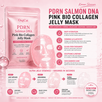 Masque facial en gelée de collagène bio à étiquette privée, masque coréen anti-âge, produit de soin de la peau coréen