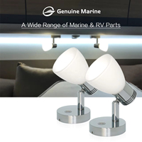 Lampe de lecture de bateau flexible réglable 12V LED Yacht RV lampe pour fournitures marines et accessoires de camping-car
