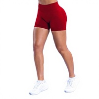 Shorts de yoga et fitness taille haute, ultra-extensibles, en toile, effet push-up, sans coutures, respirants, séchage rapide, écologiques