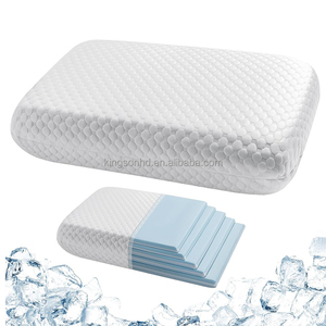 Cooling Memory Foam <strong>Pillow</strong> 5 Layer Adjustable Heights From 0.75 to 5 Inches Thin to Firm Bed <strong>Flat</strong> <strong>Pillow</strong> - Product Image 3