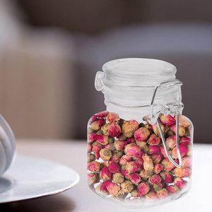 Bocaux de rangement en verre carré, couvercle transparent, assiette et déclencheur, étanche, pour la cuisine, 2020 - Product Image 4