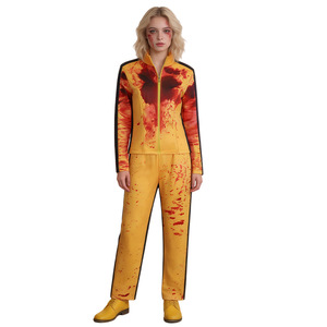 Conjunto de Disfraz de Cosplay de Kill Bill con Manchas de Sangre para Mujer, Traje para Halloween, Carnaval, Actuaciones en Escenario - Product Image 1