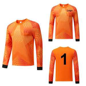 Maglia da <span class=keywords><strong>Portiere</strong></span> da Calcio Uomo 2026/27 di Alta Qualità Traspirante con Stampa a Trasferimento Termico e Logo Personalizzato Rossa - Product Image 4