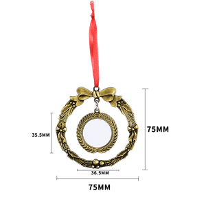 DIY персонализированные домашние Семейные Рождественские украшения Рождественские елочные украшения сублимационные рождественские украшения - Product Image 3