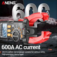 ANENG PN107 Multimeter Digital Clamp Meter 600A Arus AC Presisi Tinggi Smart Auto-Ranging LCD Penguji Listrik