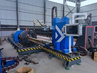 JNKEVO Machine de découpe de profilés au plasma CNC 5 axes 8 axes à faisceau H 120A 200A multifonctionnelle avec découpe de profilés de tubes