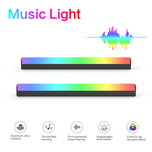 <span class=keywords><strong>Kit</strong></span> de sincronización de música de barras de luz LED inteligentes con Wi-Fi Tuya para control de aplicación <span class=keywords><strong>Bluetooth</strong></span> diseño moderno retroiluminación de ambiente inteligente de voz - Product Image 5