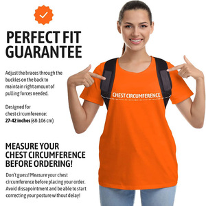 Correcteur de posture pour le haut du dos et la clavicule, soutien réglable anti-cyphose, ceinture redresseuse utilisable en toutes saisons - Product Image 5
