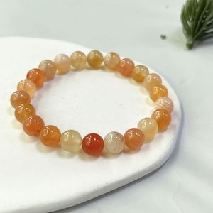 Bracelet naturel en perles de verre colorées, pierre de mise à la terre, logo gravé au laser fiable, service d'étiquetage SKU - Product Image 3