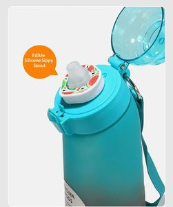 Bouteille d'eau aromatisée personnalisée pour enfants, sans BPA, réutilisable, avec dosettes de saveur, cadeau promotionnel personnalisé pour les marques - Product Image 5
