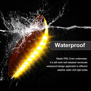 NUEVA luz intermitente explosiva corta 30LED 12V-24V LED Minibus Advertencia Nueva camioneta Pickup Techo magnético Luz estroboscópica para vehículo - Product Image 3