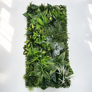 Mur végétal artificiel en plastique 19,69x39,37 pieds, résistant aux UV, respectueux de l'environnement, pour couverture de clôture murale intérieure décorative - Product Image 6