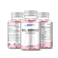 Complément alimentaire pour femmes BBL Gummy pour l'amélioration des fessiers, saveur fruitée, soutien immunitaire, gestion de l'énergie, stimulation des fessiers, silhouette galbée, 1000mg