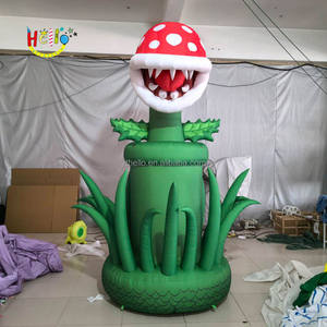 Juego tema plantas extrañas escenario accesorios caníbal monstruo inflable flor - Product Image 2