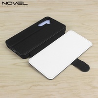 Étui portefeuille antichoc en cuir PU vierge personnalisable par sublimation, résistant à la saleté, avec TPU, pour téléphones A04, A04E, A34, A54 5G