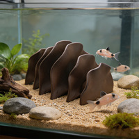 Décoration créative pour aquarium PKY : Roche artificielle en résine pour plantes aquatiques, aménagement paysager aquatique, simulation de plante aquatique paresseuse