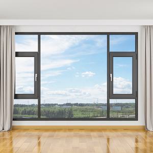 Aleación de aluminio personalizada a prueba de huracanes, ventanas y puertas inclinables y giratorias con <span class=keywords><strong>mosquitera</strong></span> <span class=keywords><strong>para</strong></span> sala de estar - Product Image 2