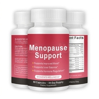 Capsules de soutien à la ménopause en gros OEM/ODM : Formule pour femmes, favorisant l'équilibre hormonal et l'humeur, capsules de soutien pour la ménopause et la vie de mi-saison.