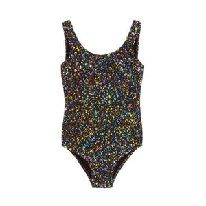 Bikini de lentejuelas brillantes de sirena para niñas pequeñas, traje de baño con estampado personalizado de 3T a 8 años, tankini de playa - Product Image 6