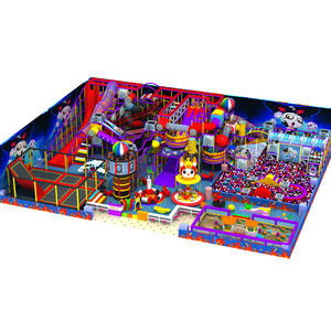 Château gonflable + Combo super trampoline Fosse à mousse Dunking Équipement complet de parc sportif - Product Image 1