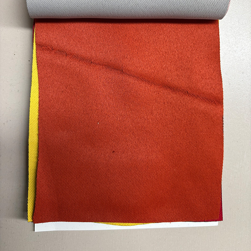 5tissu orange au mètre