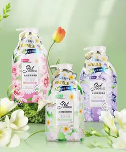 Rose sakuru lily hoa oải hương làm mới Sữa tắm lâu dài làm trắng hương thơm axit amin dưỡng ẩm nuôi dưỡng bong bóng