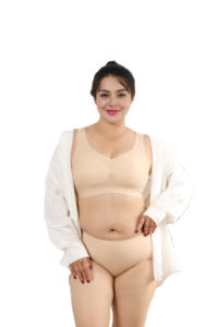 Ensemble de sous-vêtements de soutien-gorge push-up grande taille <span class=keywords><strong>sans</strong></span> <span class=keywords><strong>anneau</strong></span> en acier - Product Image 4