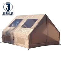 Tente de camping gonflable de luxe, imperméable, familiale, portable, avec fenêtre de toit, pour 6 à 8 personnes, idéale pour le glamping et les événements en plein air