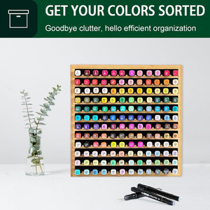 <span class=keywords><strong>Organizador</strong></span> <span class=keywords><strong>de</strong></span> Madera para Material <span class=keywords><strong>de</strong></span> Arte <span class=keywords><strong>de</strong></span> Bambú, Soporte para Bolígrafos, Lápices <span class=keywords><strong>de</strong></span> Colores, <span class=keywords><strong>Organizador</strong></span> <span class=keywords><strong>de</strong></span> Marcadores para Oficina en Casa - Product Image 4