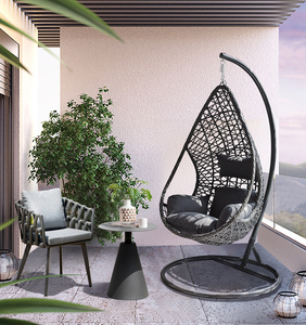 Al aire libre Jardín de ratán columpio <span class=keywords><strong>colgante</strong></span> <span class=keywords><strong>silla</strong></span> <span class=keywords><strong>huevo</strong></span> - Product Image 2