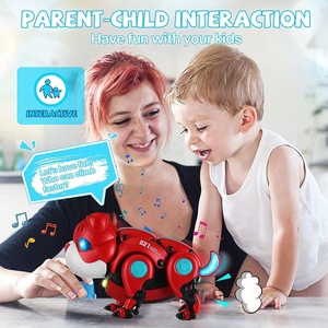 2023 novo estilo inteligente interativo sensorial indução brinquedo andando cão mecânico elétrico dança robô cão brinquedo com controle de voz - Product Image 6